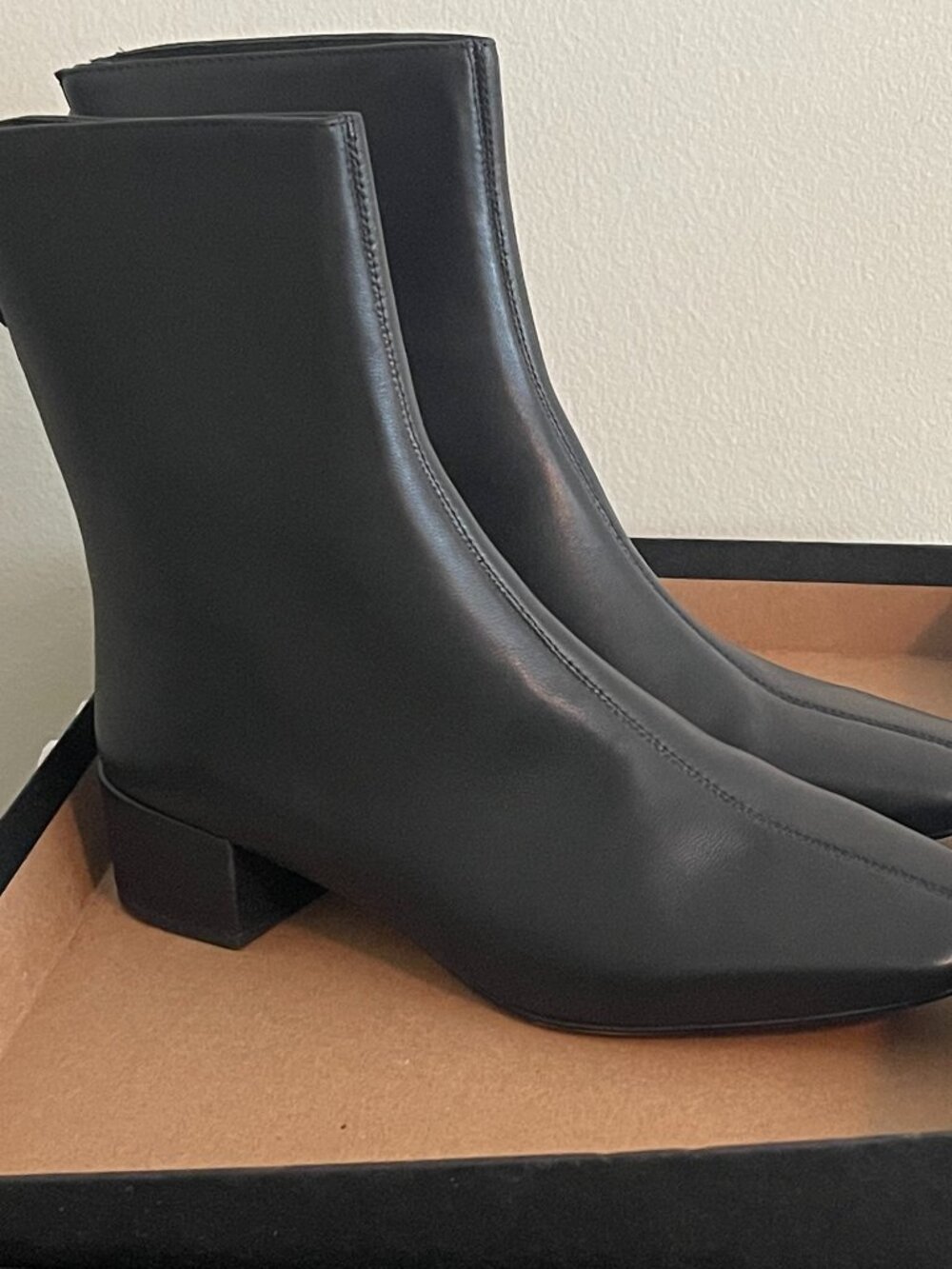 J.Crew Roxie Center-seam Ankle Boots In Leather Sz 7